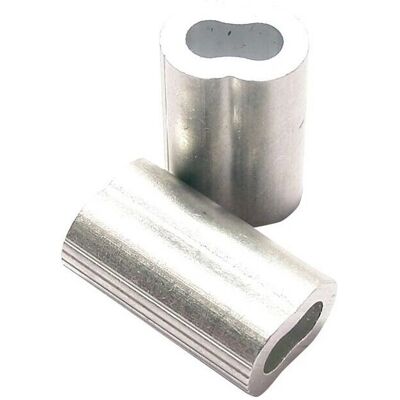 Posamo Aluminium Drahtseilklemme - 1,5mm - 30 Stück Posamo Aluminium Drahtseilklemme - 1,5mm - 30 Stück