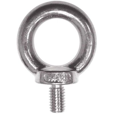 Posamo Gancio ad occhiello M8 in acciaio inox - 10 pezzi Posamo Gancio ad occhiello M8 in acciaio inox - 10 pezzi