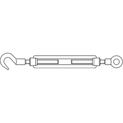 POSAMO Modell 12x125 mm Verzinkter Stahl Spannschloss - Spannschloss POSAMO Modell 12x125 mm Verzinkter Stahl Spannschloss - Spannschloss