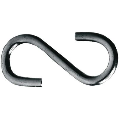 Pösamo Verzinkter S-Haken - 4,4mm - 100 Stück Pösamo Verzinkter S-Haken - 4,4mm - 100 Stück