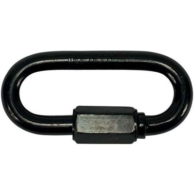Pösamo Rapidglieder schwarz-verzinkt 4 mm - Hardware Clips Pösamo Rapidglieder schwarz-verzinkt 4 mm - Hardware Clips