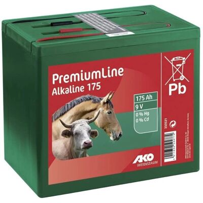 Batería alcalina AKO 175Ah 9V - Fuente de energía para cercas Batería alcalina AKO 175Ah 9V - Fuente de energía para cercas