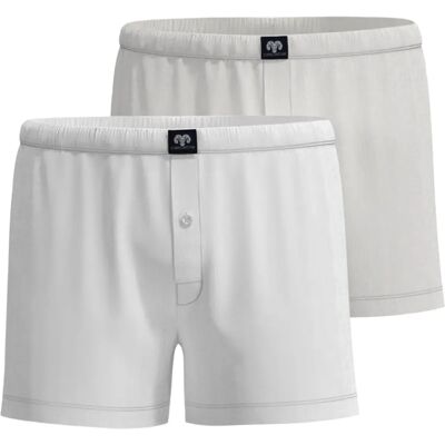 CECEBA Boxershorts 2er Pack - Herren, Gr. XL, weiß CECEBA Boxershorts 2er Pack - Herren, Gr. XL, weiß