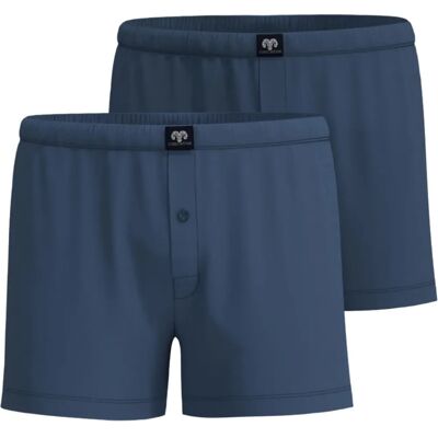 CECEBA Blaue Baumwolle 2er Pack Boxershorts - Herrengröße 6XL CECEBA Blaue Baumwolle 2er Pack Boxershorts - Herrengröße 6XL