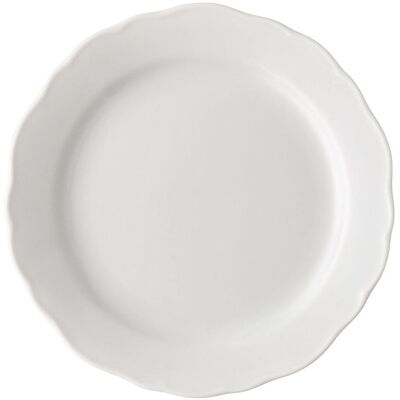 Hutschenreuther Modèle 02013-800001-10021 Assiette de porcelaine blanche - assiette à dîner Hutschenreuther Modèle 02013-800001-10021 Assiette de porcelaine blanche - assiette à dîner