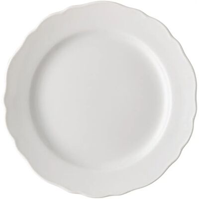 Hutschenreuther Modèle 02013-800001-10025 Assiette à Manger en Porcelaine Blanche - Assiette Hutschenreuther Modèle 02013-800001-10025 Assiette à Manger en Porcelaine Blanche - Assiette