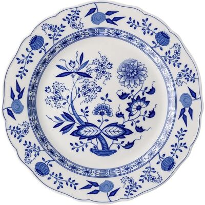 Hutschenreuther Blauer Zwiebel-Teller - Porzellan Hutschenreuther Blauer Zwiebel-Teller - Porzellan