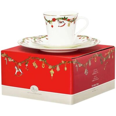 Hutschenreuther Nora Weihnachtsgeschirrset - 3 Stücke Hutschenreuther Nora Weihnachtsgeschirrset - 3 Stücke