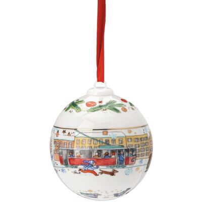 Hutschenreuther 2023 Limitierte Porzellan Weihnachtskugel - Weihnachtsornament Hutschenreuther 2023 Limitierte Porzellan Weihnachtskugel - Weihnachtsornament