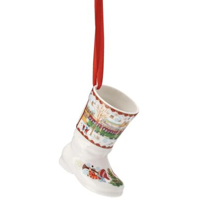 Hutschenreuther Weihnachtsdeko - Porzellan Weihnachtsstiefel 2023 Hutschenreuther Weihnachtsdeko - Porzellan Weihnachtsstiefel 2023
