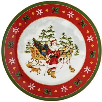 Rosenthal Hutschenreuther Tortenplatte - Winterzeit - 27,7cm Rosenthal Hutschenreuther Tortenplatte - Winterzeit - 27,7cm