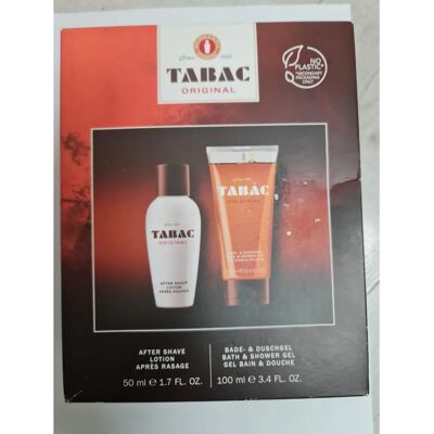 Ensemble Duo Original Tabac - Lotion après-rasage, Gel douche pour hommes - Publicité Ensemble Duo Original Tabac - Lotion après-rasage, Gel douche pour hommes - Publicité