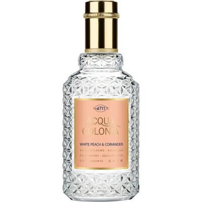 Mäurer & Wirtz 4711 Acqua Colonia White Peach & Coriander Eau de Cologne 50ml Spray Mäurer & Wirtz 4711 Acqua Colonia White Peach & Coriander Eau de Cologne 50ml Spray