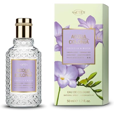 4711 Basic Range Freesia & Musk Eau de Cologne Spray - Unisex Ușor Floral Mucsos 4711 Basic Range Freesia & Musk Eau de Cologne Spray - Unisex Ușor Floral Mucsos
