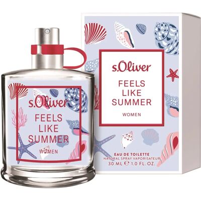s.Oliver Feels Like Summer Eau de Toilette Spray - Parfum pour Femmes - Publicité s.Oliver Feels Like Summer Eau de Toilette Spray - Parfum pour Femmes - Publicité