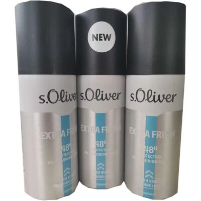 s.Oliver Extra Fresh Men Deodorant Spray - Spray deodorante uomo s.Oliver Extra Fresh Men Deodorant Spray - Spray deodorante uomo