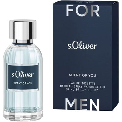 s.Oliver Scent Of You Uomo Eau De Toilette - Aromatico, Fresco, 50ml s.Oliver Scent Of You Uomo Eau De Toilette - Aromatico, Fresco, 50ml
