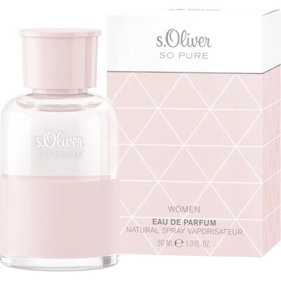 s.Oliver So Pure Eau de Parfum Spray - Aromă floral, proaspătă, lemnoasă - 30ml s.Oliver So Pure Eau de Parfum Spray - Aromă floral, proaspătă, lemnoasă - 30ml