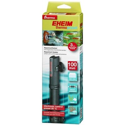 Eheim Termopreset 100 Podgrzewacz do akwariów - 25°C - Czarny Eheim Termopreset 100 Podgrzewacz do akwariów - 25°C - Czarny