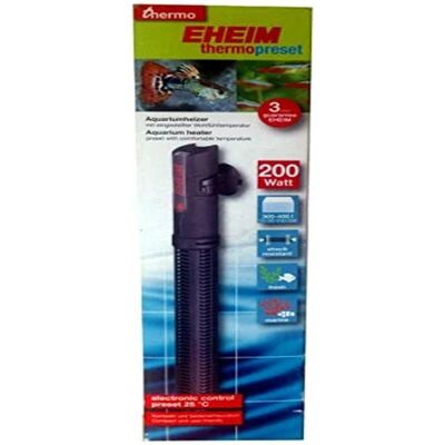 Chauffage Eheim Thermopreset 200W - Fixé à 25°C Chauffage Eheim Thermopreset 200W - Fixé à 25°C