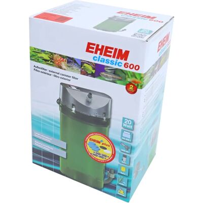 Eheim Classic 600 Extern Filter - Pålitlig, Låg ljudnivå, 600L Eheim Classic 600 Extern Filter - Pålitlig, Låg ljudnivå, 600L