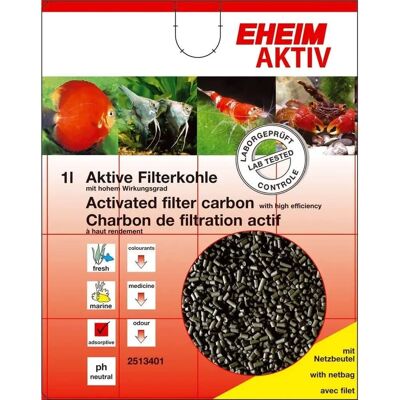 Eheim Aktiv - Model 560g 1l Activated Mineral Carbon - Aquarium Filter Eheim Aktiv - Model 560g 1l Activated Mineral Carbon - Aquarium Filter