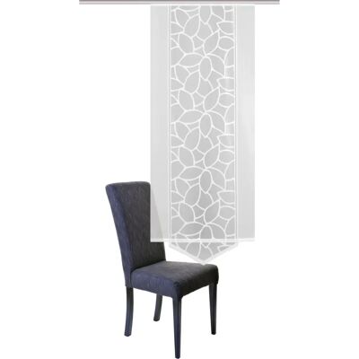 HOME WOHNIDEEN Jenna Weiße Jacquard Gardine - Gardinen HOME WOHNIDEEN Jenna Weiße Jacquard Gardine - Gardinen