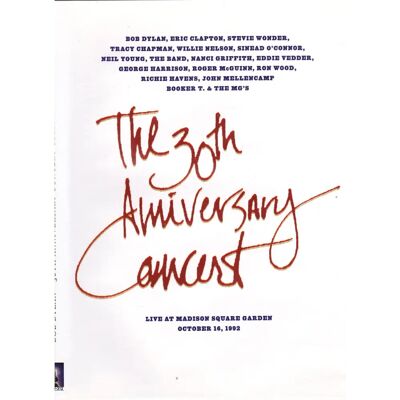 Bob Dylan 30e Anniversaire Concert DVD - DVD - Publicité Bob Dylan 30e Anniversaire Concert DVD - DVD - Publicité