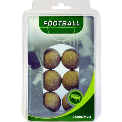 Ballons de baby-foot en liège naturel Carromco - Pack de 6 - Publicité Ballons de baby-foot en liège naturel Carromco - Pack de 6 - Publicité