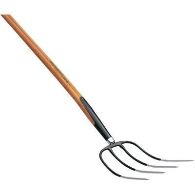 Rex Gartenforke mit langem Stiel - PEFC Stahl, 135cm, Gehärtetes Stahl Rex Gartenforke mit langem Stiel - PEFC Stahl, 135cm, Gehärtetes Stahl