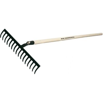 Rastrillo de jardín SHW - 16 púas - Mango 150 cm - Acero forjado Rastrillo de jardín SHW - 16 púas - Mango 150 cm - Acero forjado