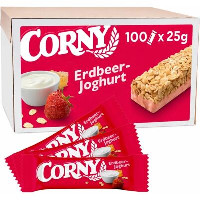 CORNY Erdbeer-Joghurt Müsliriegel - 100 Stück CORNY Erdbeer-Joghurt Müsliriegel - 100 Stück