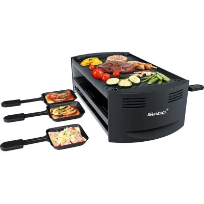 STEBA Raclette RC 6 BAKE & GRILL - Raclettes, schwarz, 45cm breit STEBA Raclette RC 6 BAKE & GRILL - Raclettes, schwarz, 45cm breit