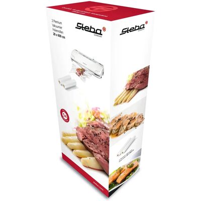 Steba 933600 Vakuumierfolienrolle - Lebensmittelsicher, 3D-Struktur Steba 933600 Vakuumierfolienrolle - Lebensmittelsicher, 3D-Struktur