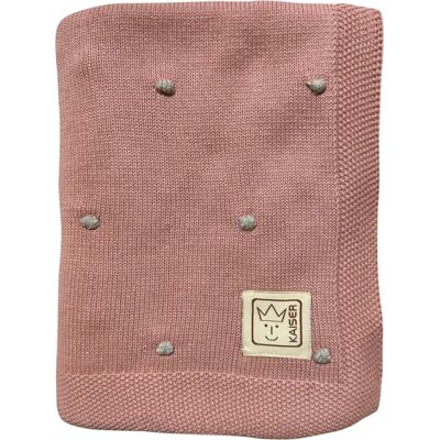 Kaiser - KNOTS - rosa - 80x100 cm - Baby blanket Kaiser - KNOTS - rosa - 80x100 cm - Baby blanket