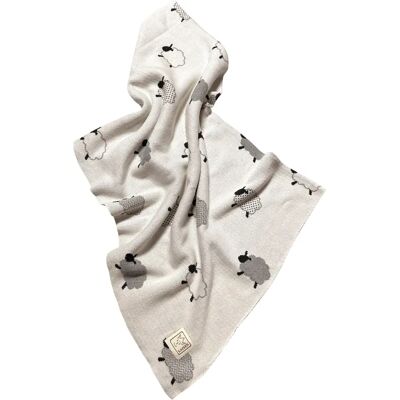 Kaiser Babyfilt Sheep i stickad stil - 80x100cm - Babyfilt Kaiser Babyfilt Sheep i stickad stil - 80x100cm - Babyfilt