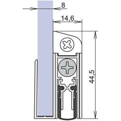 Athmer - Modell 1-407 Glastürdichtung - Silber Athmer - Modell 1-407 Glastürdichtung - Silber