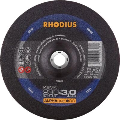Rhodius KSMK Snijschijf voor hoge snelheid - 230mm - Staal Rhodius KSMK Snijschijf voor hoge snelheid - 230mm - Staal