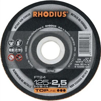 Rhodius - Snelschijf voor hoge snelheid FTK24 - 115mm Rhodius - Snelschijf voor hoge snelheid FTK24 - 115mm