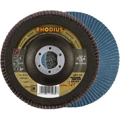 Rhodius ALPHAline LSZ F2 Slijpschijf - 125mm - P80 - Hoge Duurzaamheid Rhodius ALPHAline LSZ F2 Slijpschijf - 125mm - P80 - Hoge Duurzaamheid