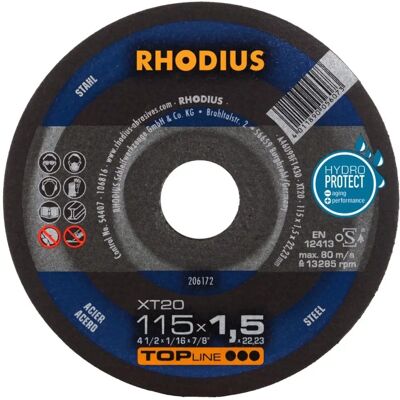 Rhodius - 206172 - 115 mm - Stahl - Schleifscheibe Rhodius - 206172 - 115 mm - Stahl - Schleifscheibe