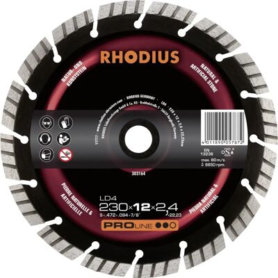 Rhodius LD4 Diamantkapskiva - 230 mm Turbo Segment Rhodius LD4 Diamantkapskiva - 230 mm Turbo Segment
