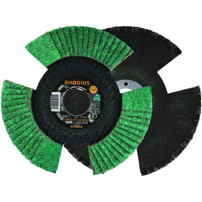 Rhodius Modello 207077 Disco abrasivo - Lamellare - 125mm Rhodius Modello 207077 Disco abrasivo - Lamellare - 125mm
