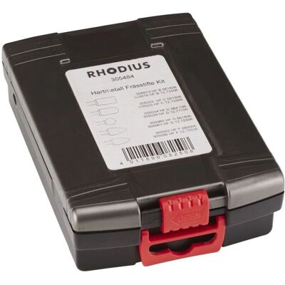 Juego de fresas de carburo Rhodius Topline HF 10 - 305484 Juego de fresas de carburo Rhodius Topline HF 10 - 305484