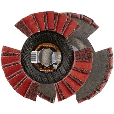 Rhodius 209504 Stainless Steel Non-Woven Polishing Disc - 125mm Rhodius 209504 Stainless Steel Non-Woven Polishing Disc - 125mm
