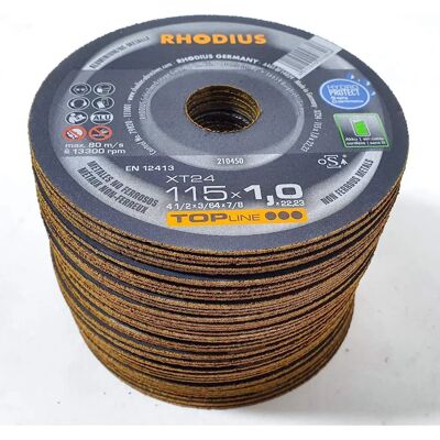 Rhodius XT24 Trennscheibe - 115mm - Nichteisenmetalle Rhodius XT24 Trennscheibe - 115mm - Nichteisenmetalle