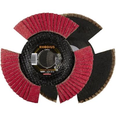 Rhodius VISION SPEED Scheibe mit Segmenten 115mm - Edelstahl Rhodius VISION SPEED Scheibe mit Segmenten 115mm - Edelstahl