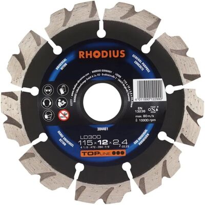 Rhodius 115mm Universal/Beton Diamantscheibe - Schneidwerkzeug Rhodius 115mm Universal/Beton Diamantscheibe - Schneidwerkzeug