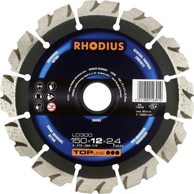 RHODIUS Modelo 304463 Disco de corte de diamante - para amoladoras angulares RHODIUS Modelo 304463 Disco de corte de diamante - para amoladoras angulares