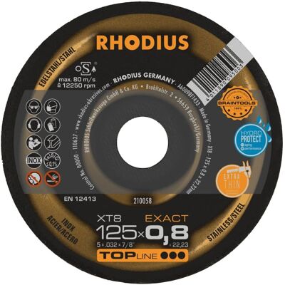 Rhodius 211077 Stainless Steel Cutting Discs - 125mm - 25 pcs Rhodius 211077 Stainless Steel Cutting Discs - 125mm - 25 pcs